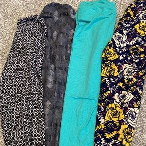 Women’s LuLaRoe Leggings lot of 4